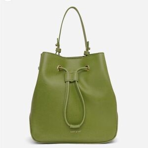 Matt & Nat Frog Green Dupont Bucket Bag